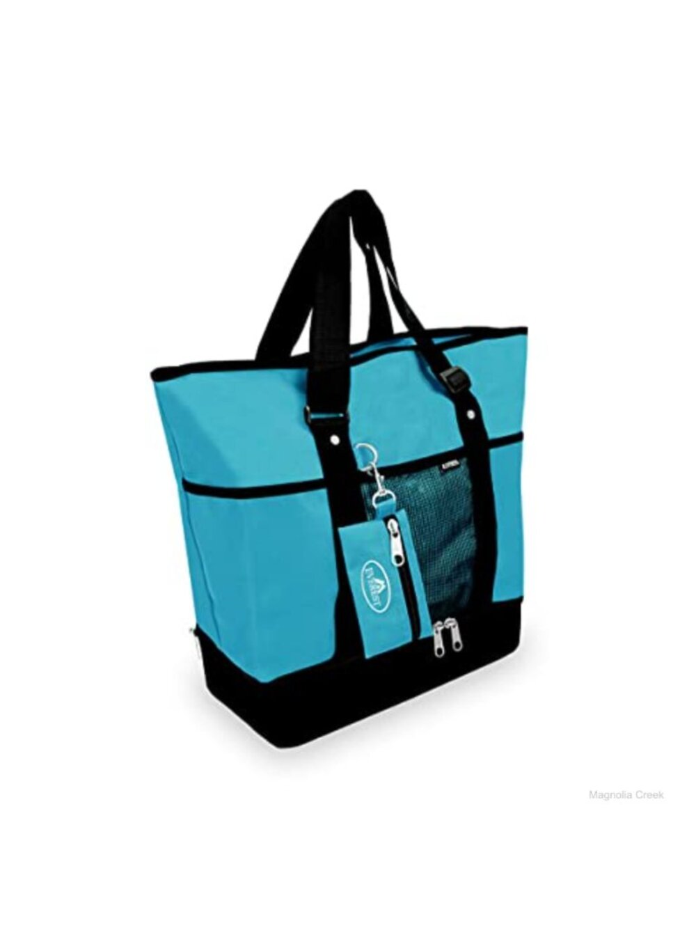 Deluxe Shopping Tote 600D Polyester Zip Travel Bag